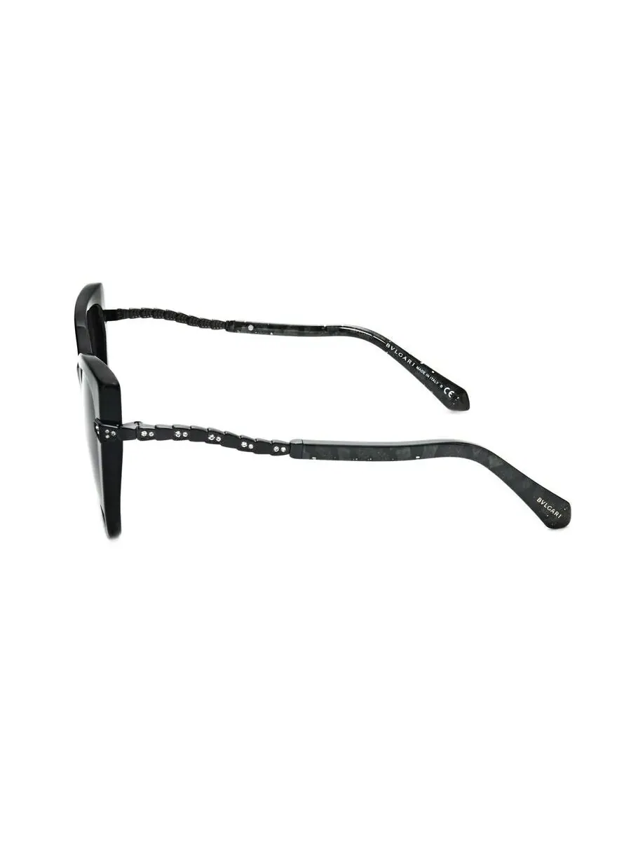 Женские солнцезащитные очки Bvlgari Black Cat Eye 0BV8236B-54128G — изображение 3 из 3, черный