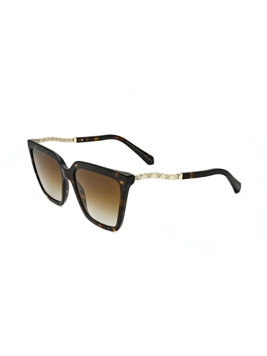 Женские солнцезащитные очки Bvlgari Black Cat Eye 0BV8255B-501/87 — изображение 2 из 3, коричневый