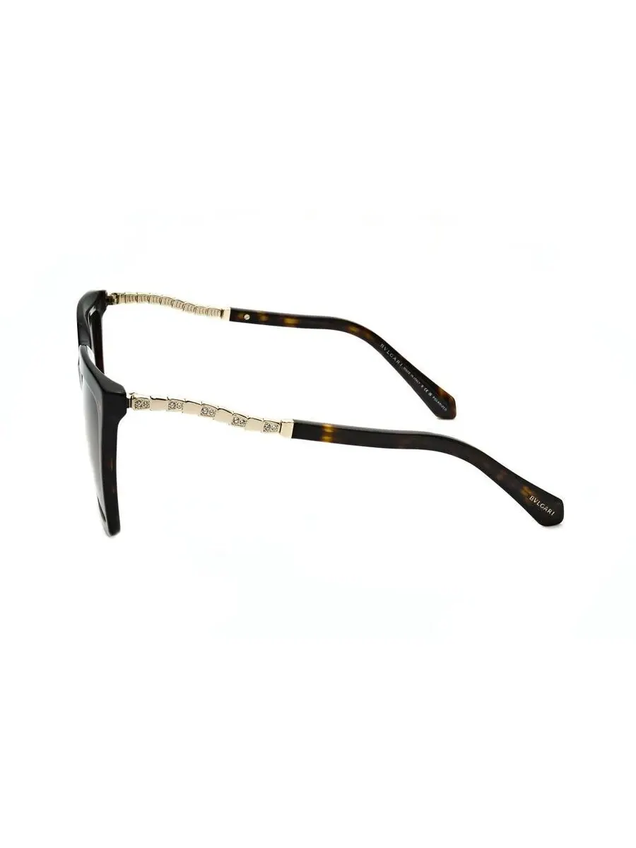 Женские солнцезащитные очки Bvlgari Black Cat Eye 0BV8255B-501/87 — изображение 3 из 3, коричневый