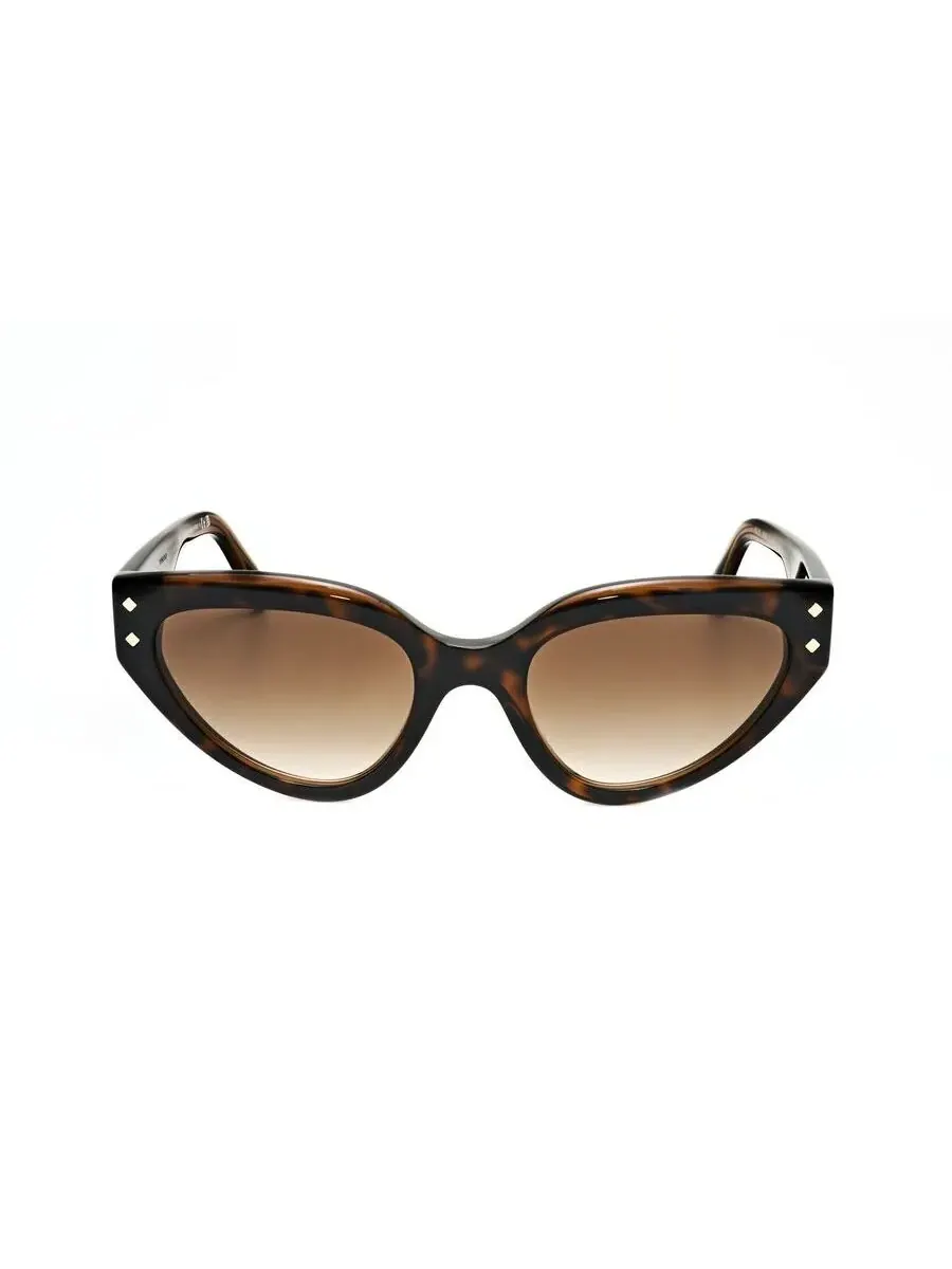 Женские солнцезащитные очки Bvlgari Black Cat Eye 0BV8256-54703B-2 — изображение 1 из 3, коричневый