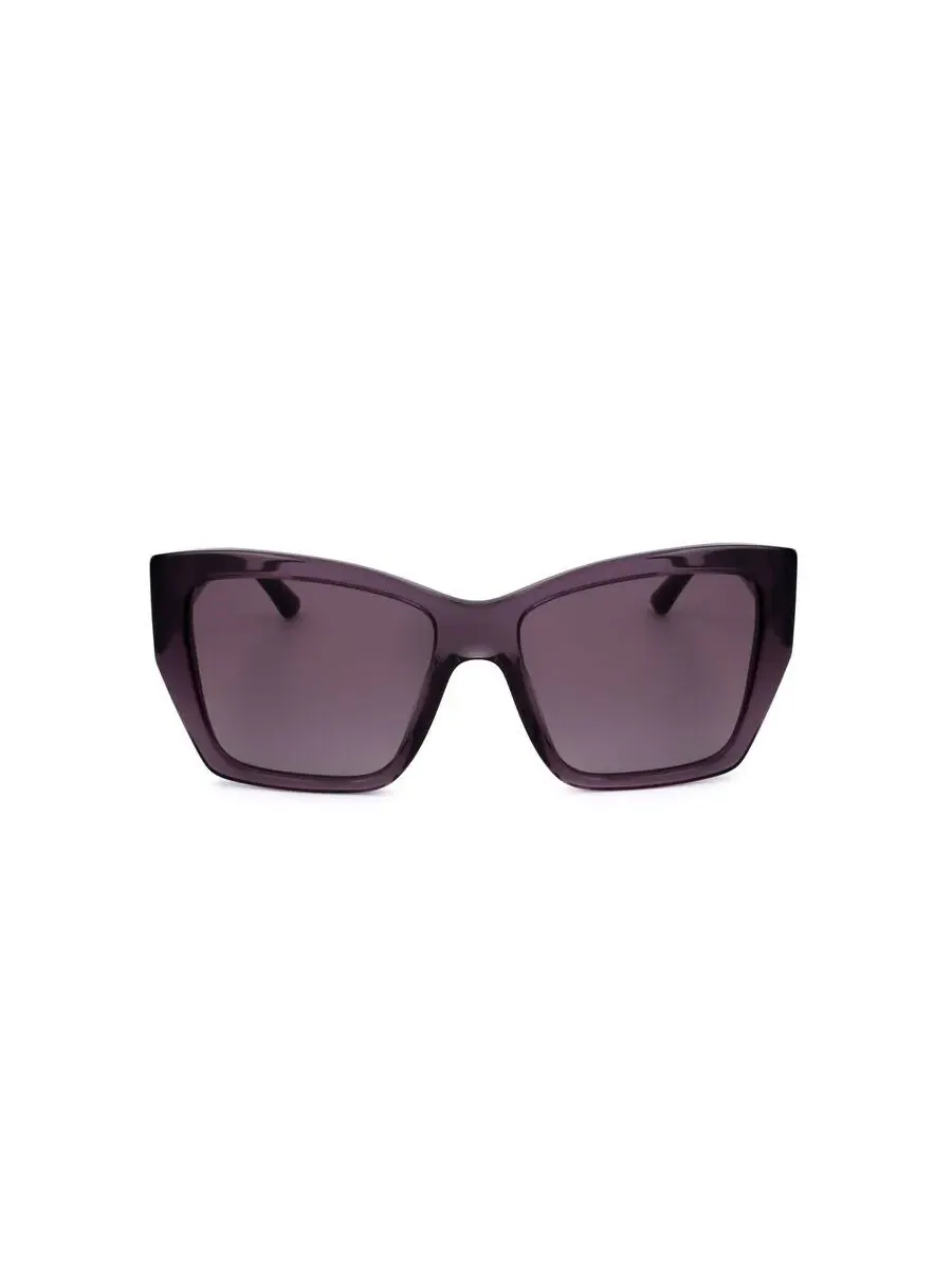 Женские квадратные солнцезащитные очки Bvlgari фиолетового цвета 0BV8260-504/T5-3 — изображение 1 из 3, фиолетовый