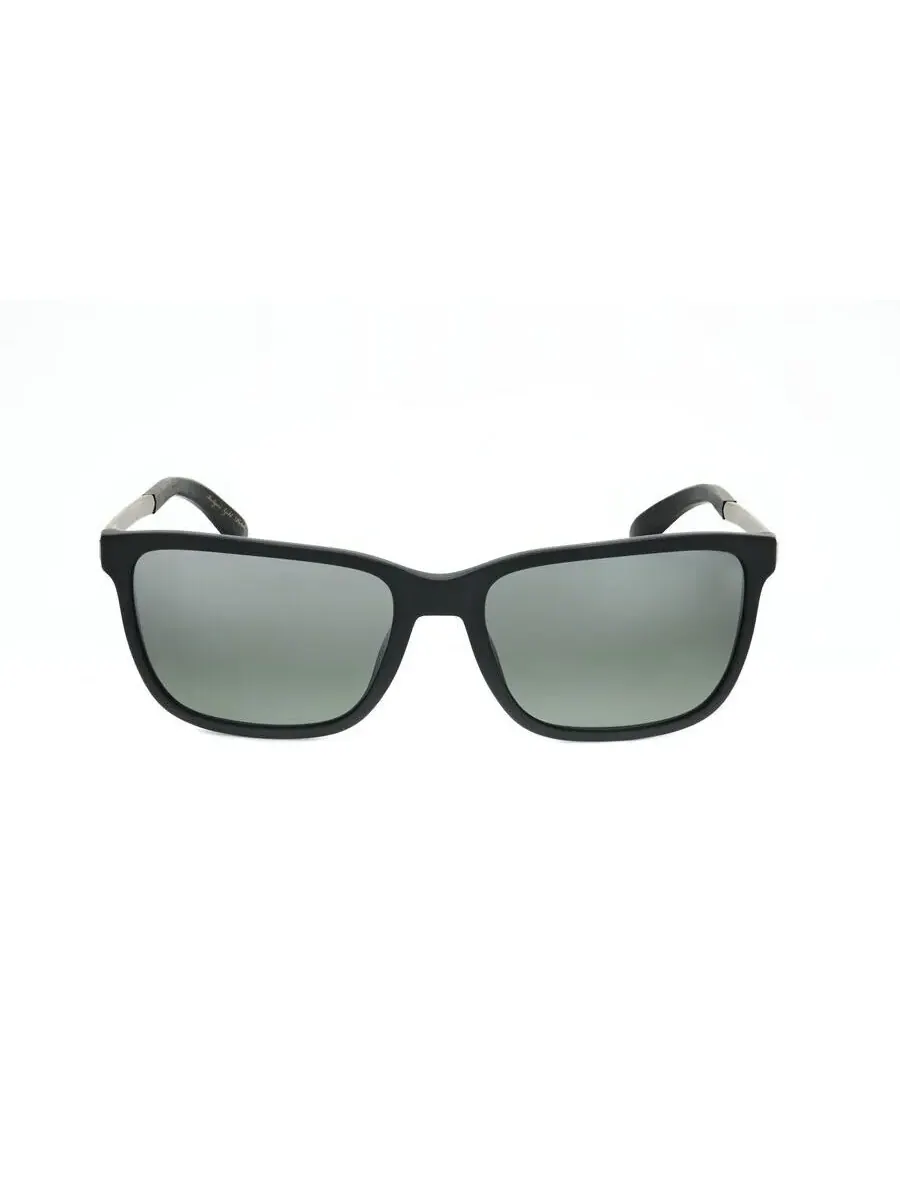 Мужские черные прямоугольные солнцезащитные очки Bvlgari 0BV7037K-5313W1-2 — изображение 1 из 3, серый