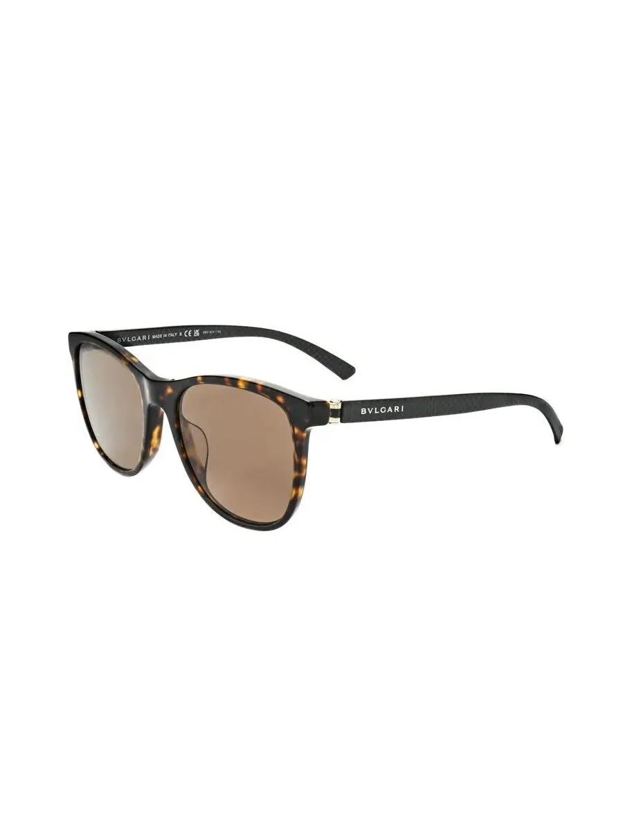 Мужские солнцезащитные очки Bvlgari Black Shield 0BV7031F-504/73 — изображение 2 из 3, коричневый