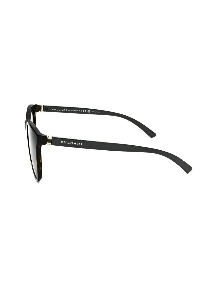 Мужские солнцезащитные очки Bvlgari Black Shield 0BV7031F-504/73 — изображение 3 из 3, коричневый