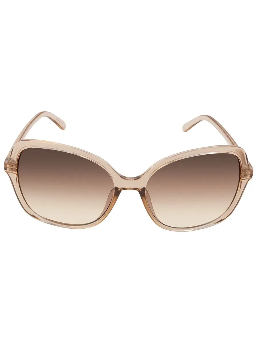 Женские солнцезащитные очки Calvin Klein Brown Gradient Butterfly CK19561S 270 57 — изображение 1 из 4, коричневый