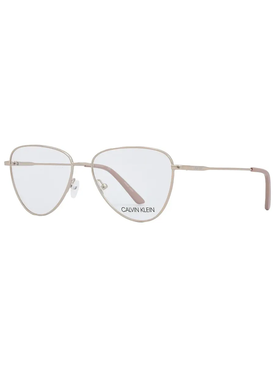 Женские очки Calvin Klein Demo Butterfly CK20109 780 54 — изображение 3 из 5, розовый золотистый