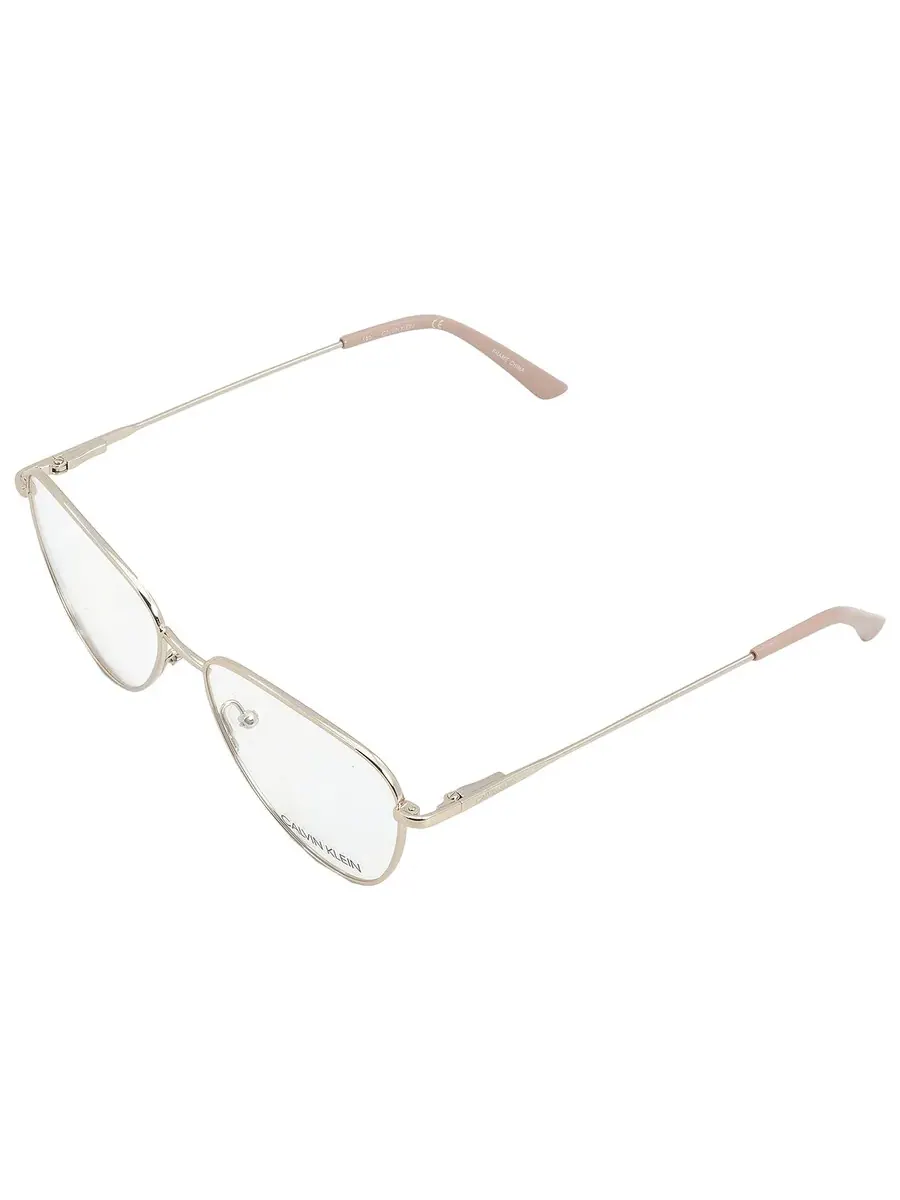 Женские очки Calvin Klein Demo Butterfly CK20109 780 54 — изображение 4 из 5, розовый золотистый