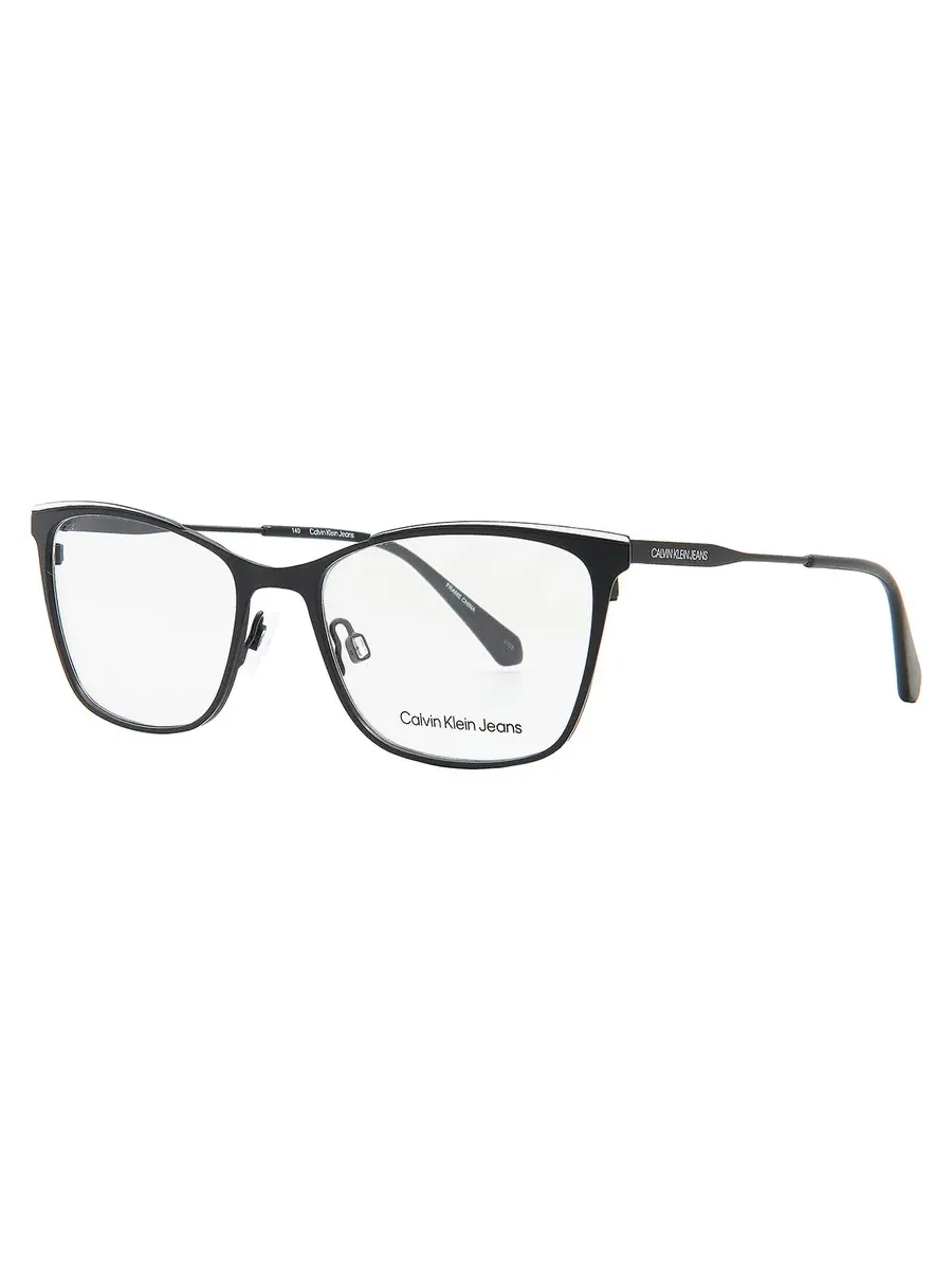 Женские очки Calvin Klein Demo Cat Eye CKJ21207 073 53 — изображение 2 из 4, белый
