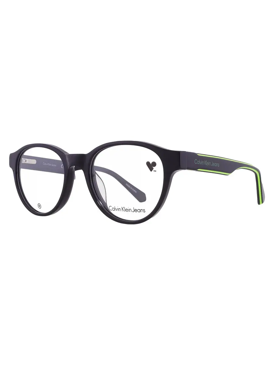 Очки мужские Calvin Klein Demo Oval CKJ23302 001 48 — изображение 2 из 4, черный