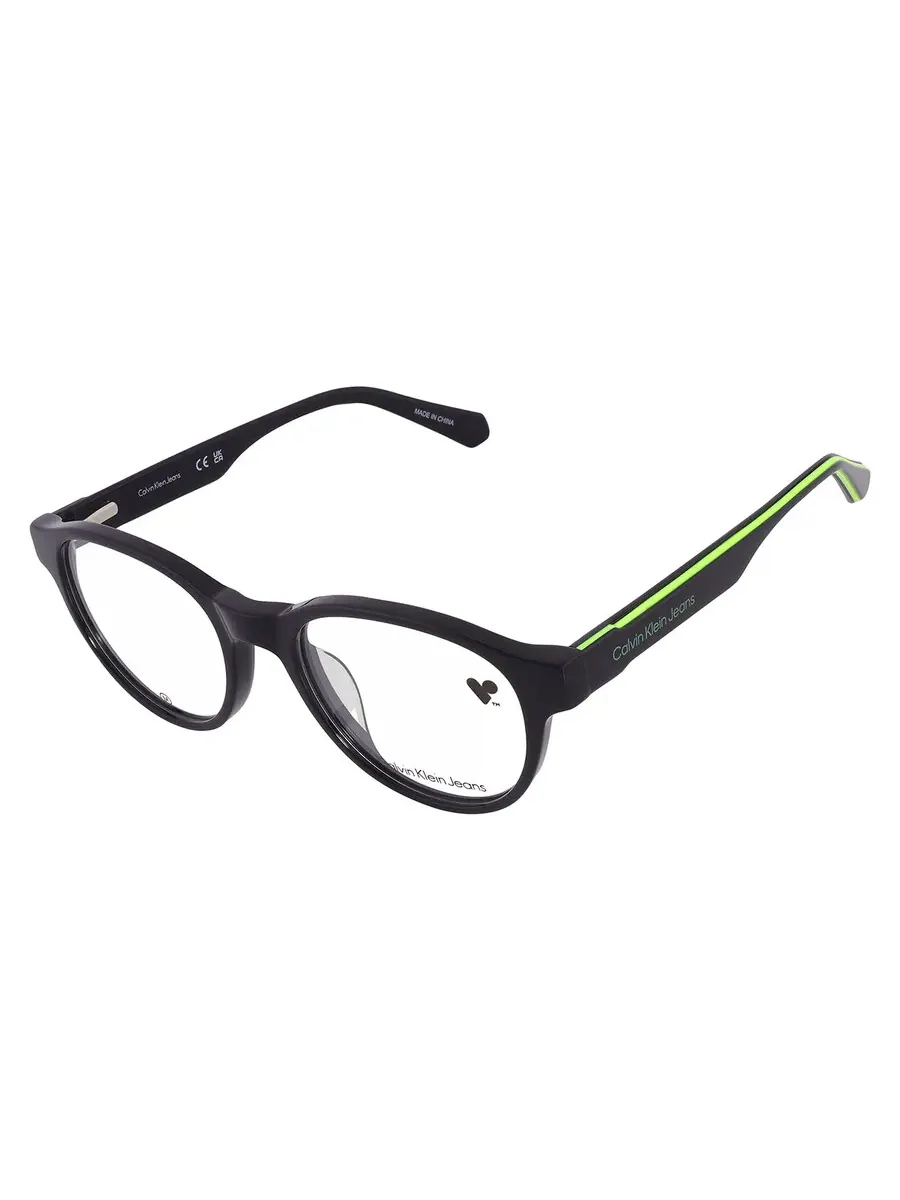 Очки мужские Calvin Klein Demo Oval CKJ23302 001 48 — изображение 3 из 4, черный
