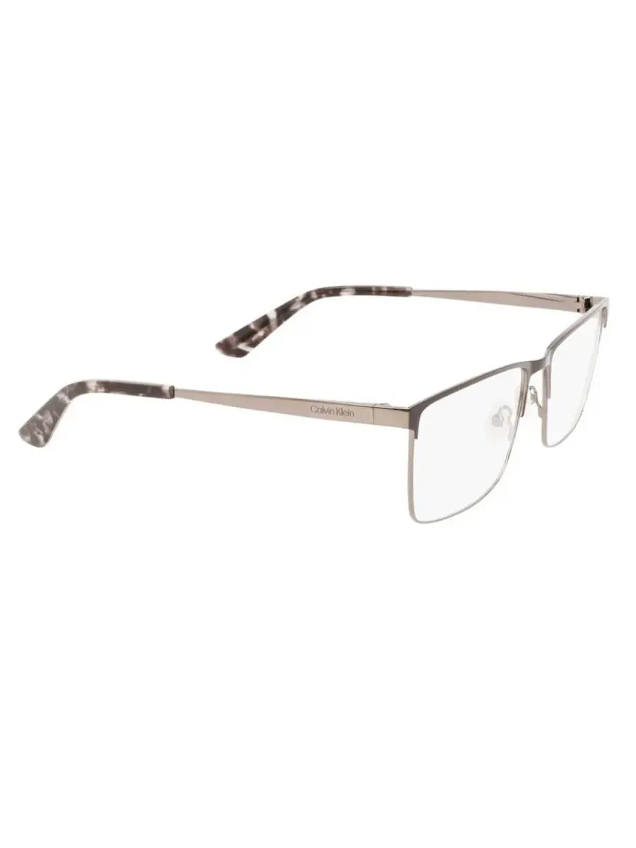 Демонстрационные прямоугольные мужские очки Calvin Klein CK22102 001 57 — изображение 4 из 4, черный