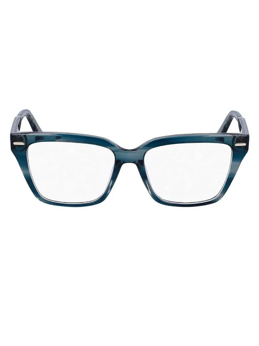 Женские очки Calvin Klein Demo Square CK22539 432 54 — изображение 1 из 3, синий