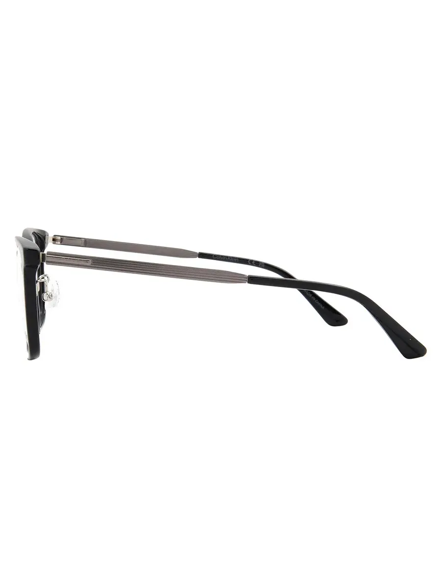 Мужские очки Calvin Klein Demo Square CK21534A 001 55 — изображение 3 из 4, черный