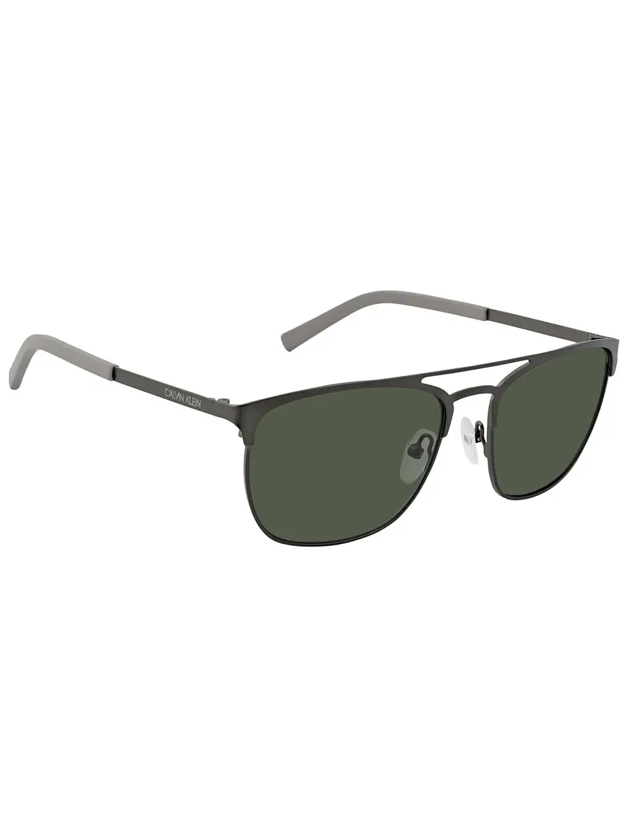 Мужские солнцезащитные очки Calvin Klein Green Square CK20123S 008 55 — изображение 3 из 4, серый