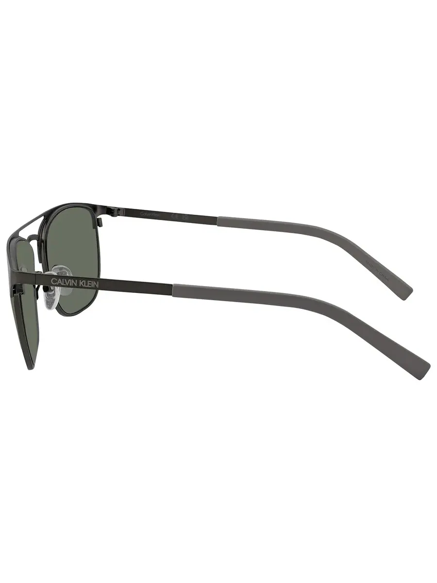 Мужские солнцезащитные очки Calvin Klein Green Square CK20123S 008 55 — изображение 4 из 4, серый