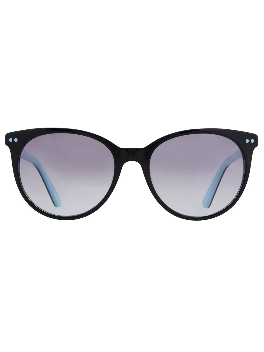 Женские солнцезащитные очки Calvin Klein серого градиента овальной формы CK18509SG 004 55 — изображение 1 из 4, черный