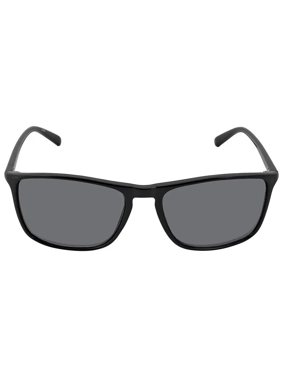 Мужские серые прямоугольные солнцезащитные очки Calvin Klein CK20524S 001 57 — изображение 1 из 4, серый