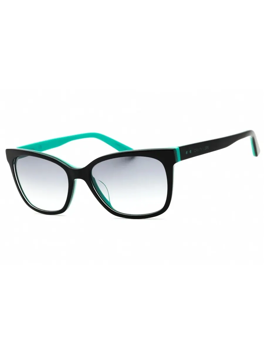 Женские солнцезащитные очки Calvin Klein Smoke Cat Eye CK19503SG 012 55 — изображение 1 из 1, черный