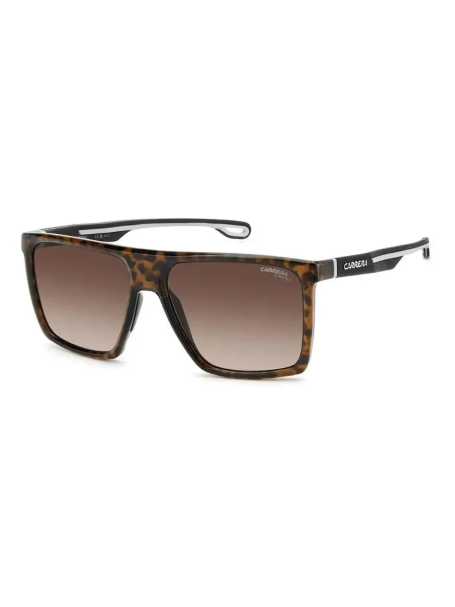 Мужские солнцезащитные очки Carrera Brown Shaded Square CARRERA 4019/S 0086/HA 58 — изображение 1 из 1, хавана