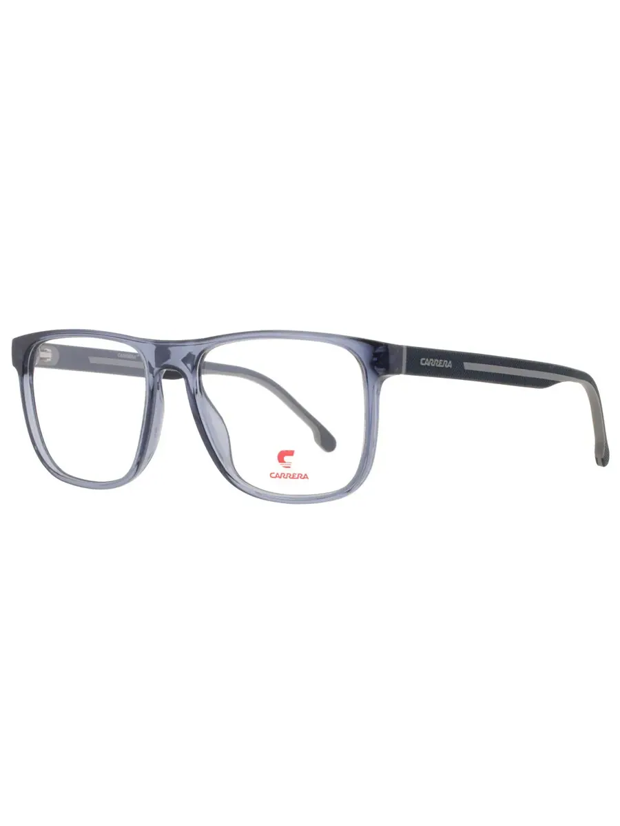 Мужские квадратные очки Carrera Demo CARRERA 8892 0XW0 55 — изображение 2 из 4, синий серый