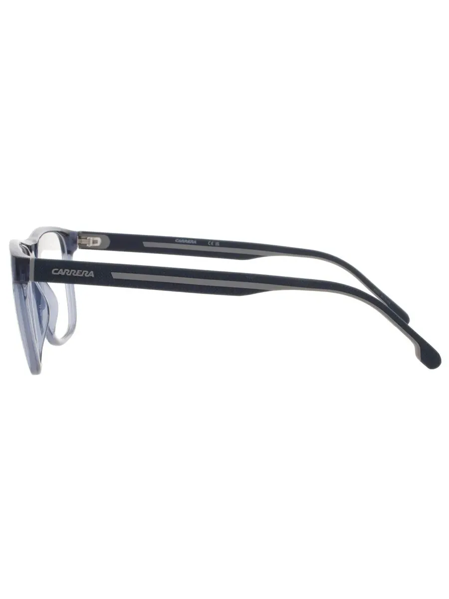 Мужские квадратные очки Carrera Demo CARRERA 8892 0XW0 55 — изображение 4 из 4, синий серый