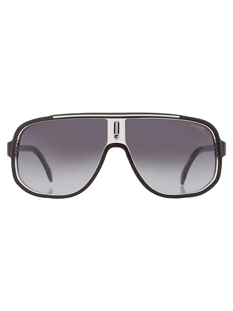 Солнцезащитные очки Carrera Grey Shaded Pilot для мужчин CARRERA 1058/S 080S/9O 63 — изображение 1 из 5, черный/белый