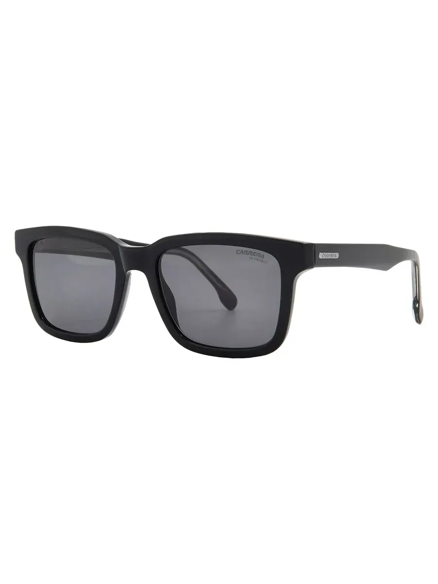 Carrera Серые квадратные солнцезащитные очки унисекс CARRERA 251/S 0807/IR 53 — изображение 2 из 4, черный