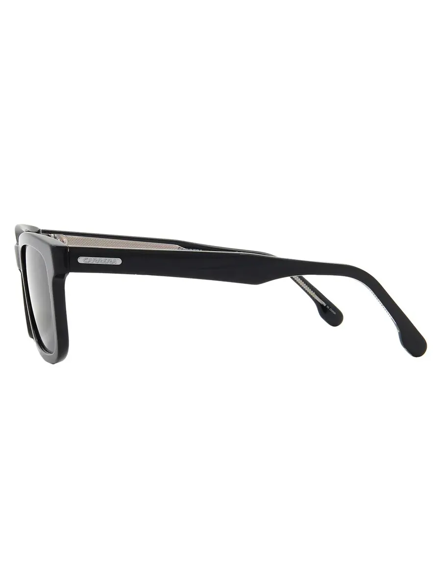 Carrera Серые квадратные солнцезащитные очки унисекс CARRERA 251/S 0807/IR 53 — изображение 3 из 4, черный