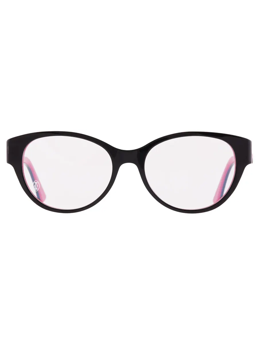 Очки для женщин Cartier Demo Cat Eye CT0315O 005 53 — черный