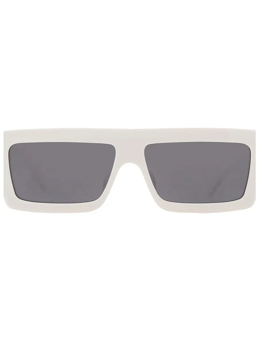 Солнцезащитные очки унисекс Celine Monochroms Smoke Browline CL40214U 25A 57 — белый
