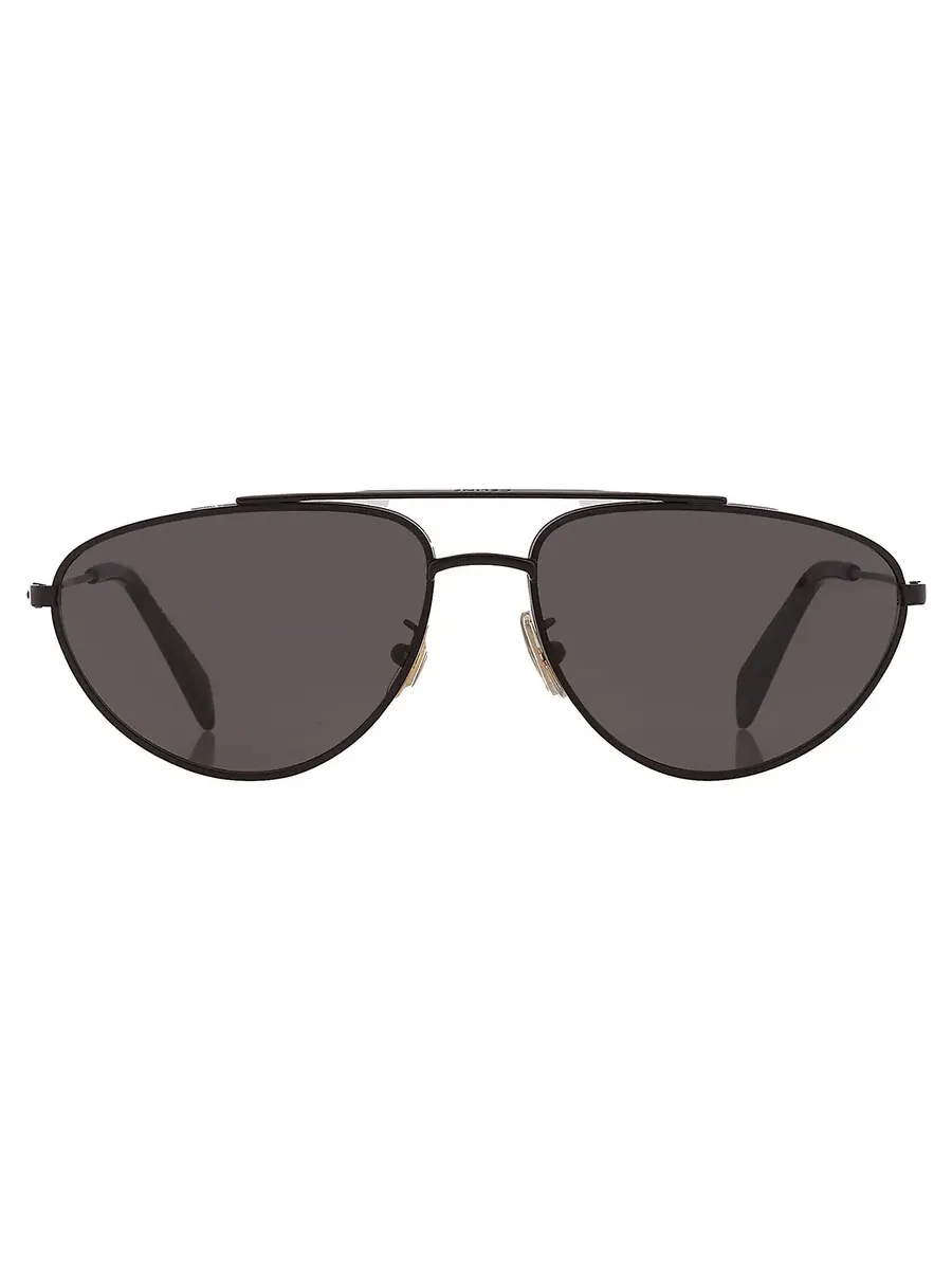 Очки солнцезащитные унисекс Celine Smoke Pilot CL40077U 02A 59 — изображение 1 из 4, серый