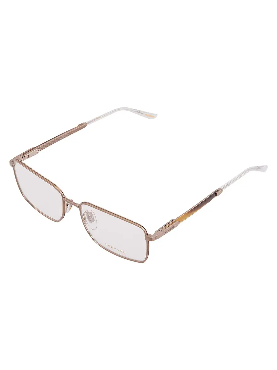 Мужские очки Chopard Demo Rectangular VCHG05 08TS 57 — изображение 3 из 4, коричневый