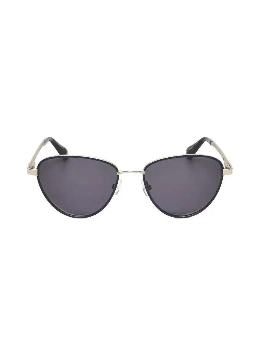 ЖЕНСКИЕ СИНИЕ КРУГЛЫЕ СОЛНЦЕЗАЩИТНЫЕ ОЧКИ CHRISTIAN LACROIX CLS3063