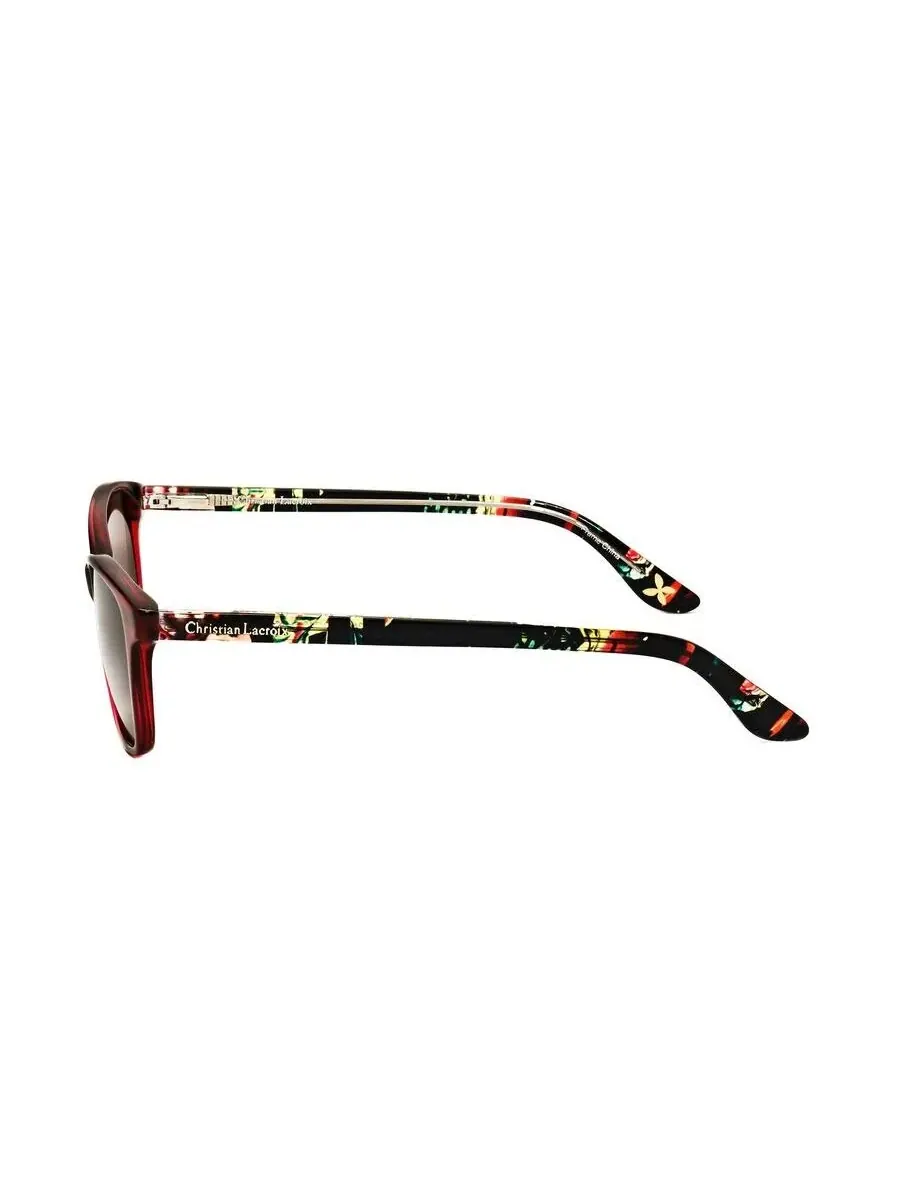 ЖЕНСКИЕ КРАСНЫЕ СОЛНЦЕЗАЩИТНЫЕ ОЧКИ CAT EYE CHRISTIAN LACROIX CLS1044-011-3 — изображение 3 из 3, коричневый