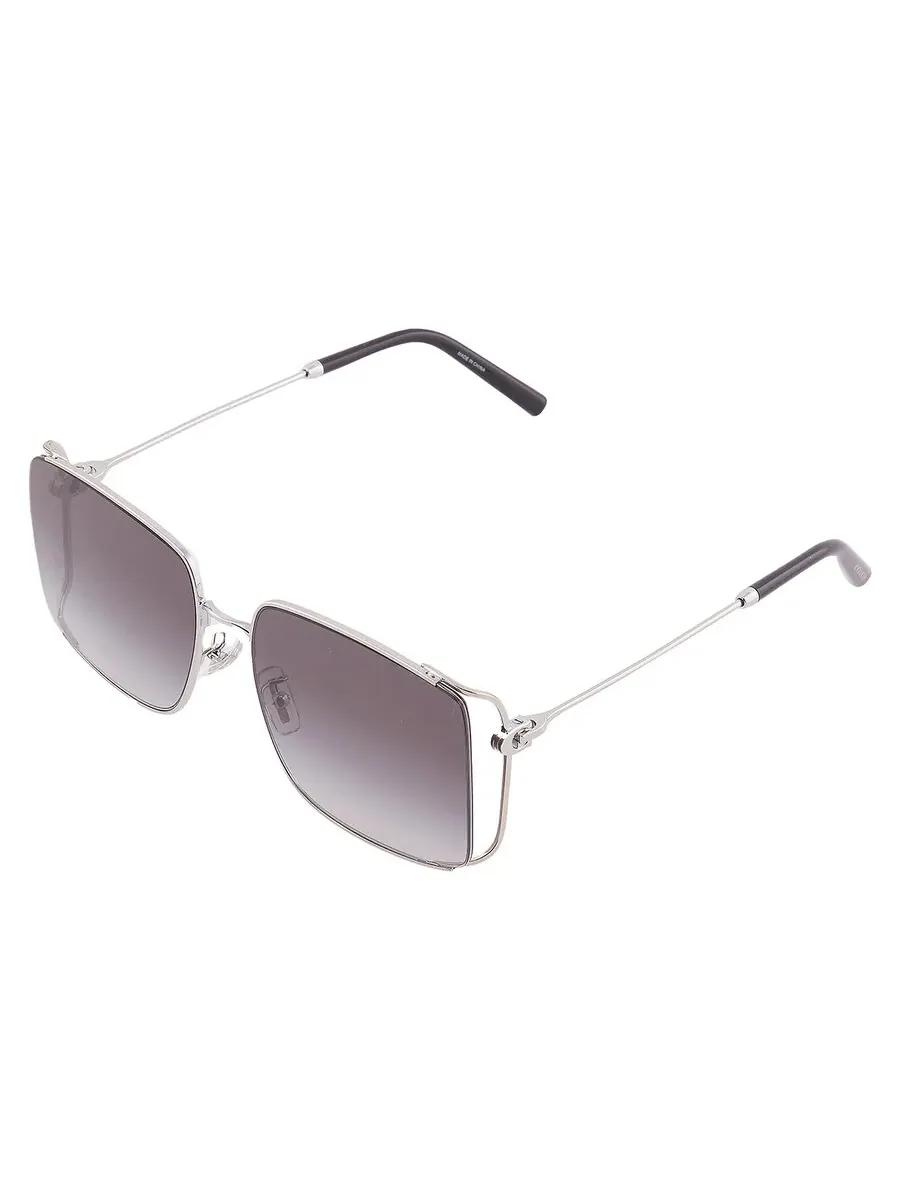 Очки солнцезащитные женские Coach Grey Gradient Square HC7174D 90013C 59 — изображение 3 из 4, серебряный