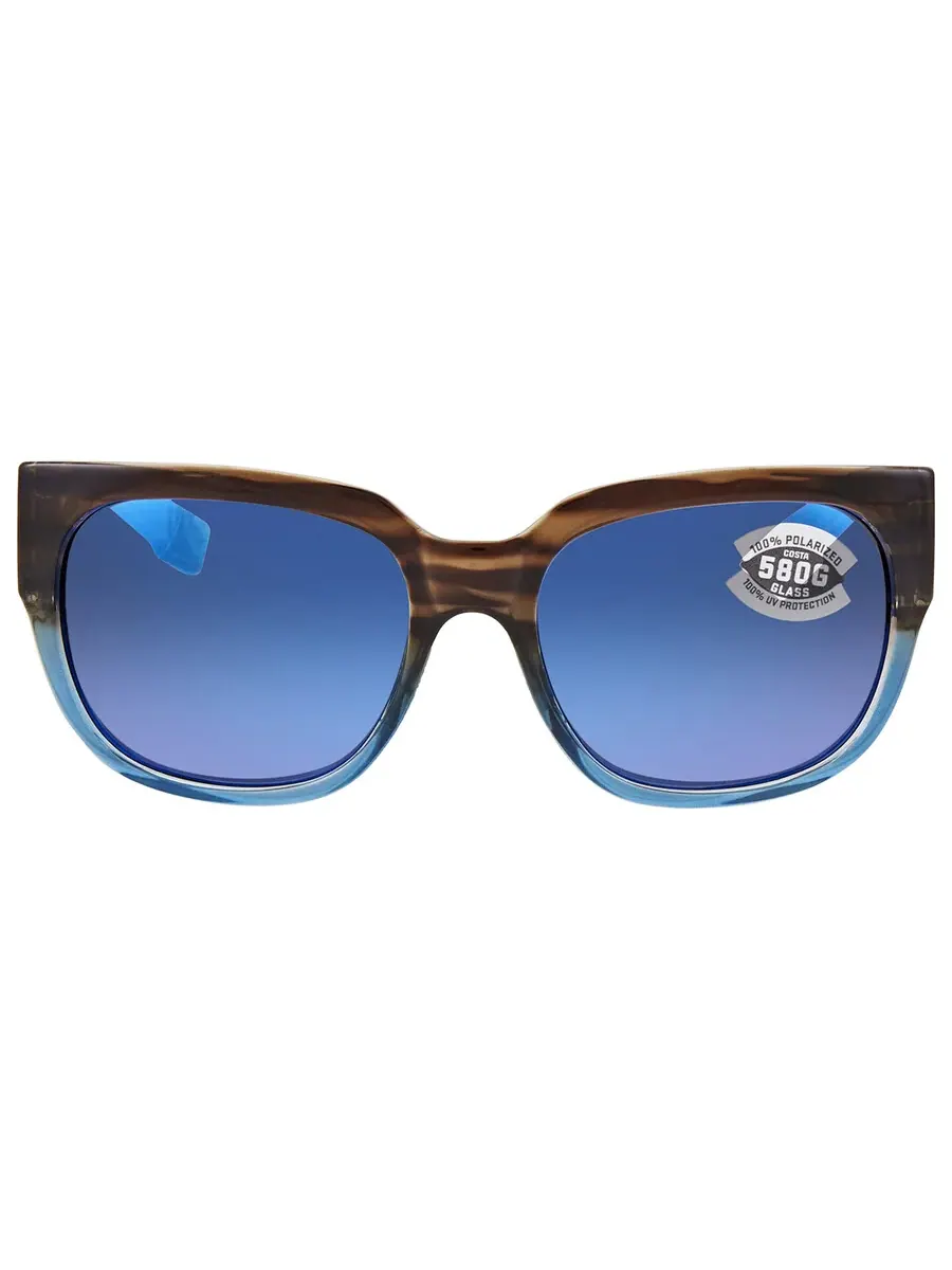 Солнечные очки Costa Del Mar WATERWOMAN Blue Mirror с поляризованными линзами для женщин WTW 251 OBMGLP 55, синий