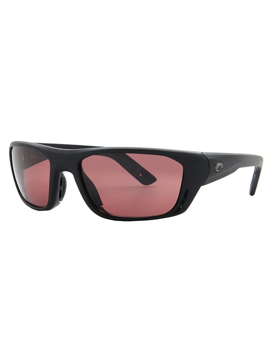Солнцезащитные очки мужские Costa Del Mar WHITETIP PRO Rose Lightwave Polarized Glass Wrap 6S9115 911511 57, черный