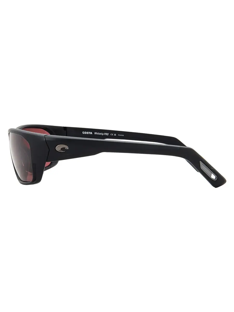 Солнцезащитные очки мужские Costa Del Mar WHITETIP PRO Rose Lightwave Polarized Glass Wrap 6S9115 911511 57, черный