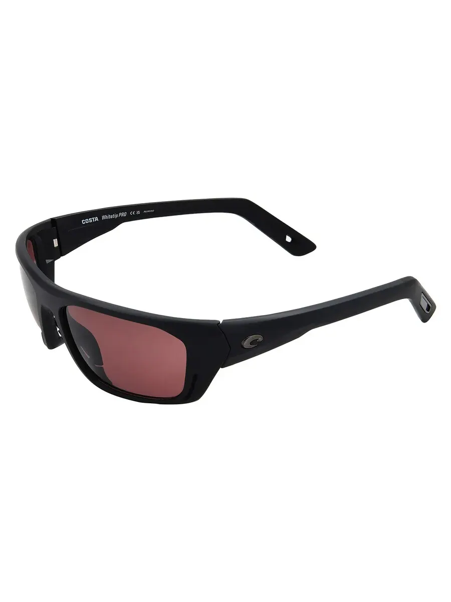Солнцезащитные очки мужские Costa Del Mar WHITETIP PRO Rose Lightwave Polarized Glass Wrap 6S9115 911511 57, черный
