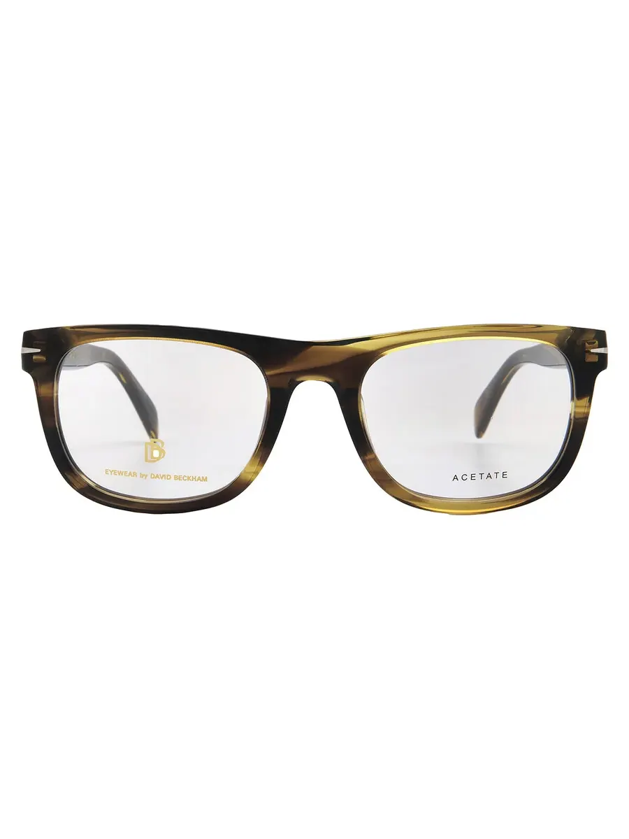 Мужские очки David Beckham Demo Square DB 7085 0KKU 52 — зеленый