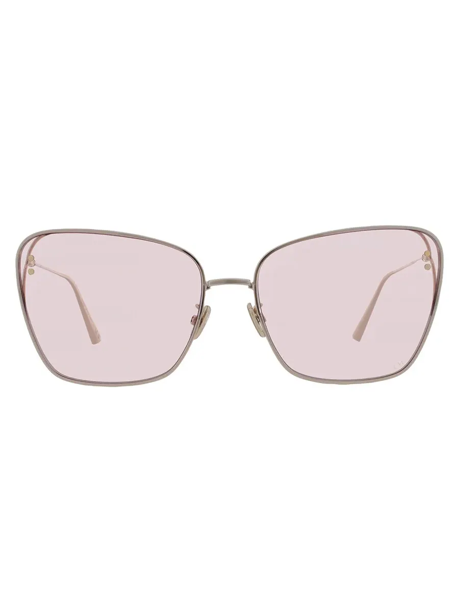 Солнцезащитные очки для женщин Dior MISSDIOR B2U Pink Butterfly CD40095U 10Y 63 — золотистый
