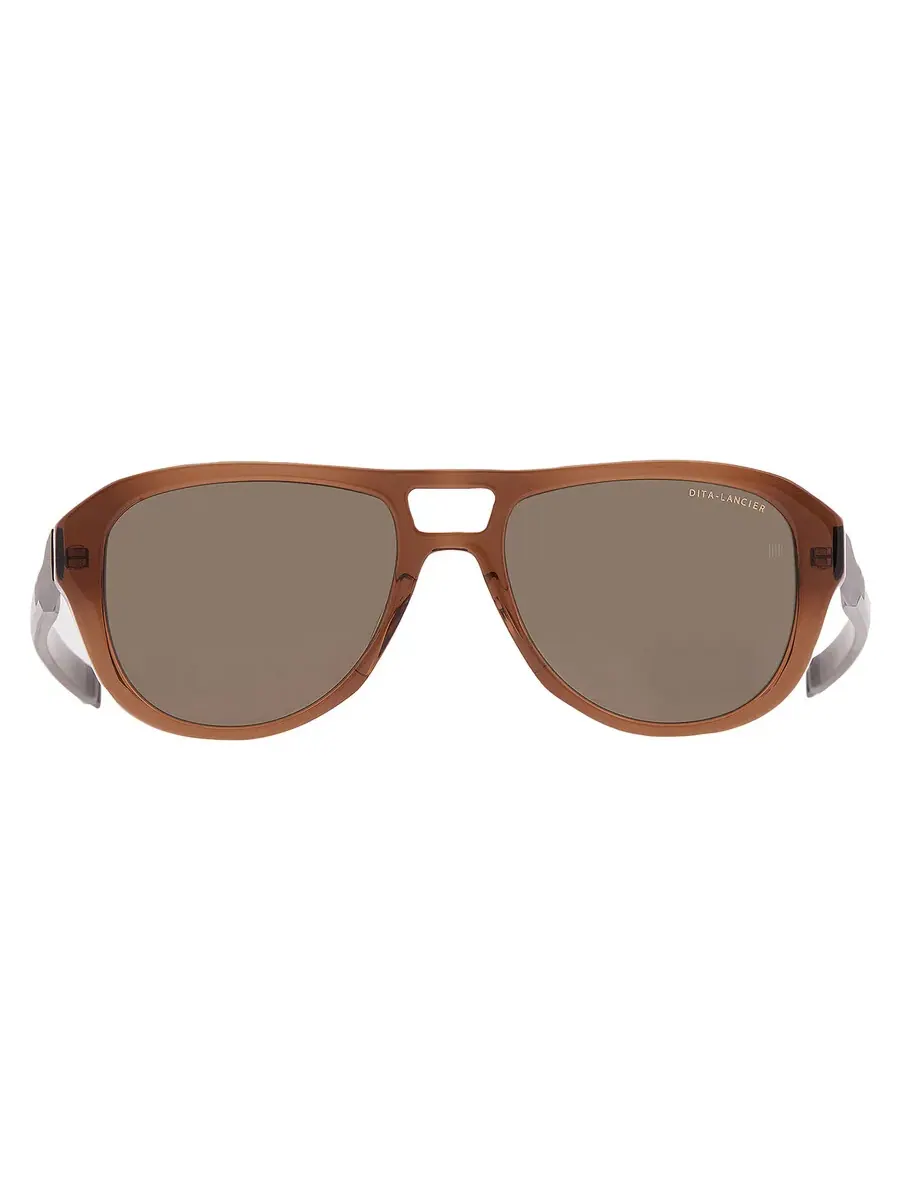 Солнцезащитные очки Dita LANCIER Green Pilot унисекс LSA-430 03 55 — черный