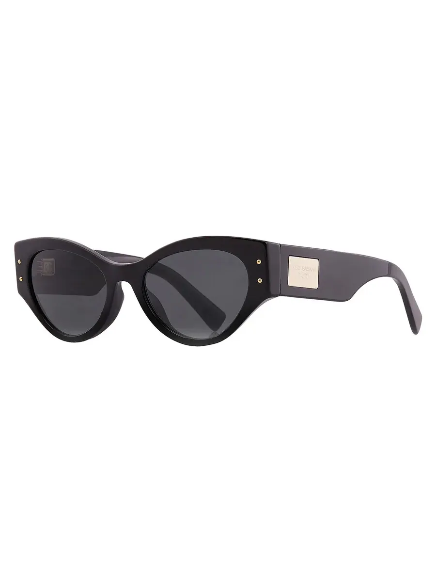 Солнцезащитные очки Dolce and Gabbana для женщин, серо-темные кошачьи глаза DG4480F 501/87 53 Dolce & Gabbana — 2