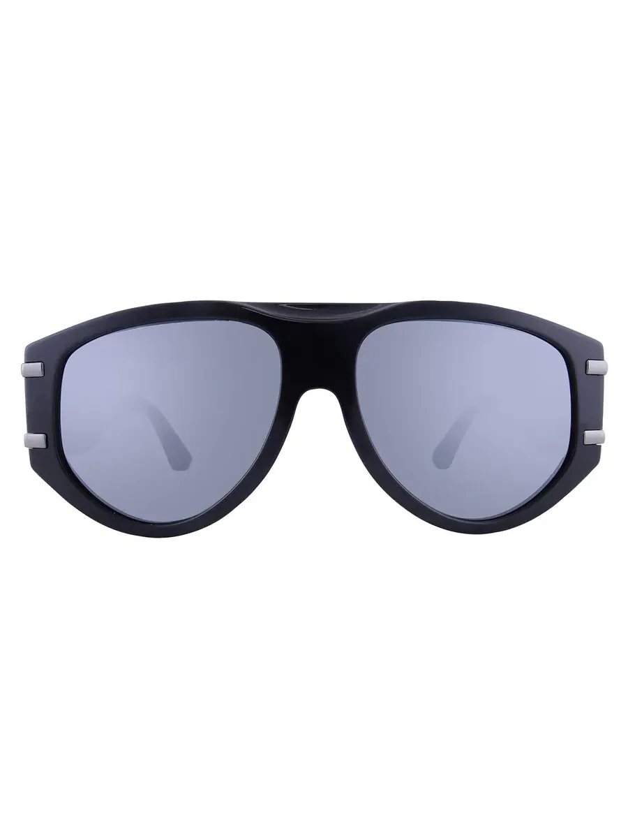 Солнцезащитные очки Dolce and Gabbana Dark Grey Mirror Pilot для женщин DG4499 501/6G 57 Dolce & Gabbana — черный