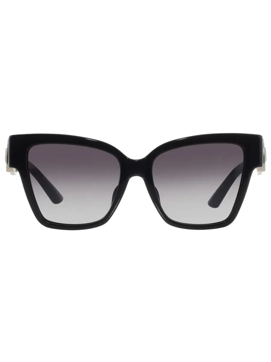 Женские солнцезащитные очки Dolce and Gabbana с серым градиентом и бабочкой DG4470F 501/8G 54 Dolce & Gabbana, черный