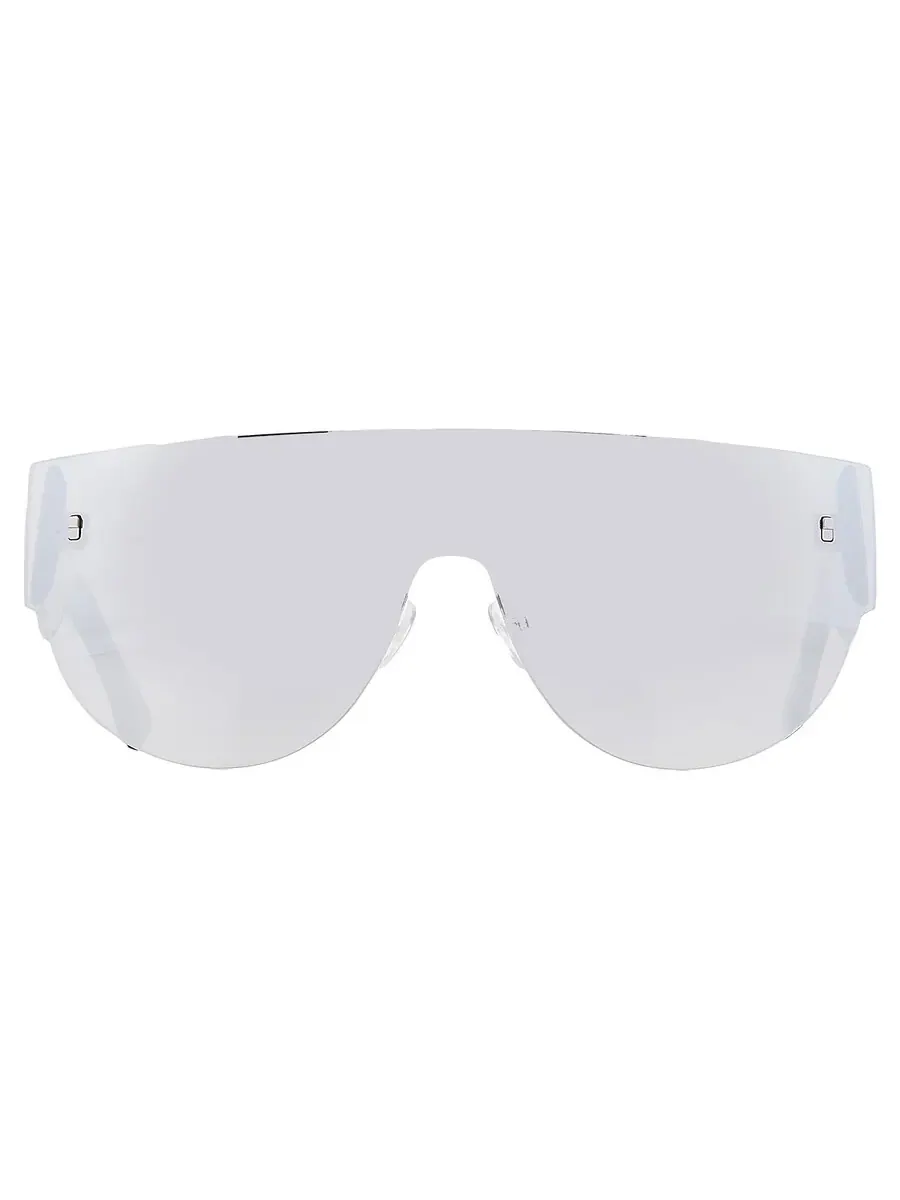 Солнцезащитные очки Dsquared2 Silver Shield для мужчин ICON 0002/S 0CCP/T4 99 — черный