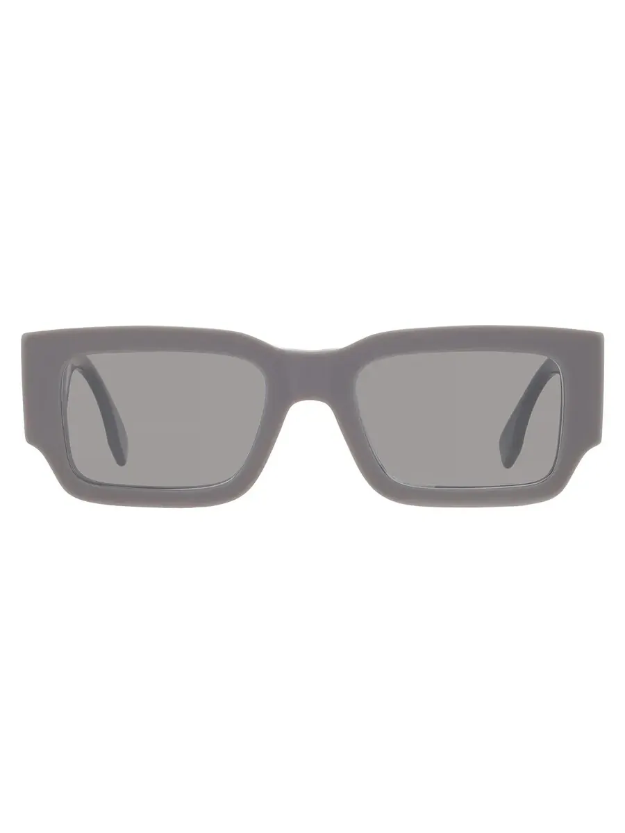 Мужские солнцезащитные очки Fendi Grey Mirror Square FE40131I 20C 51 — серый