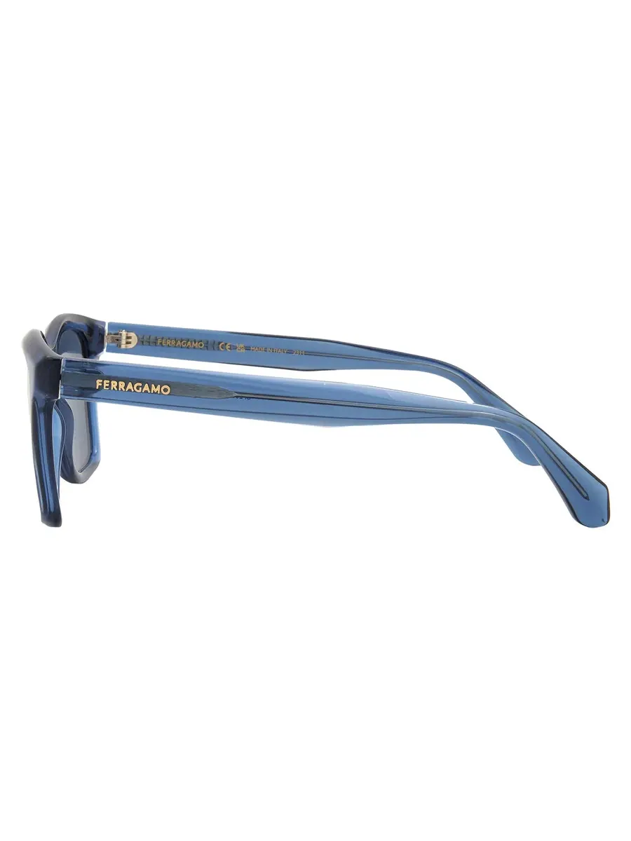 Женские солнцезащитные очки Ferragamo Blue Square SF2001S 432 54 — изображение 3 из 4, синий