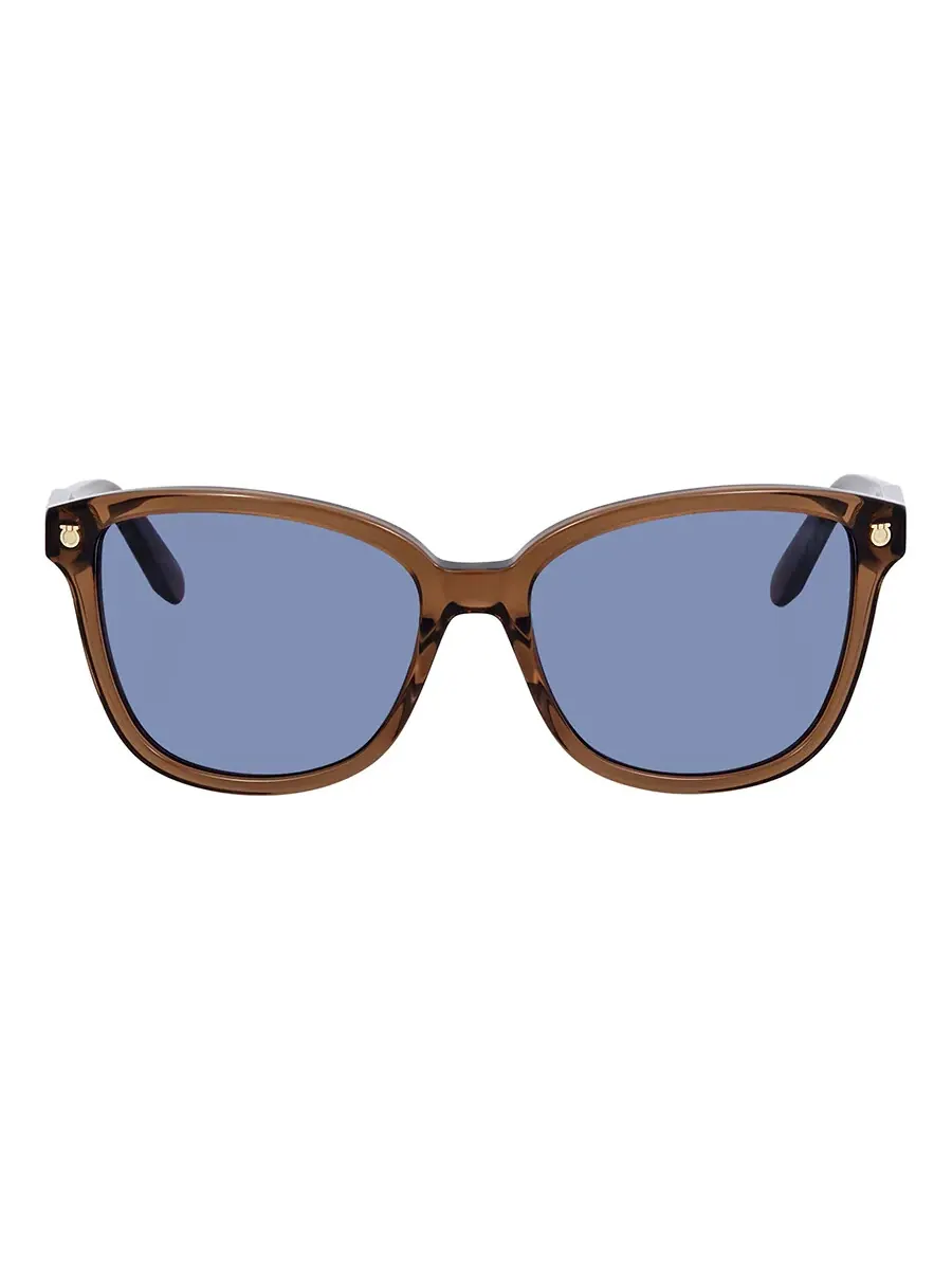 Солнцезащитные очки Ferragamo Blue Square SF815S 210 56 — изображение 1 из 3, синий