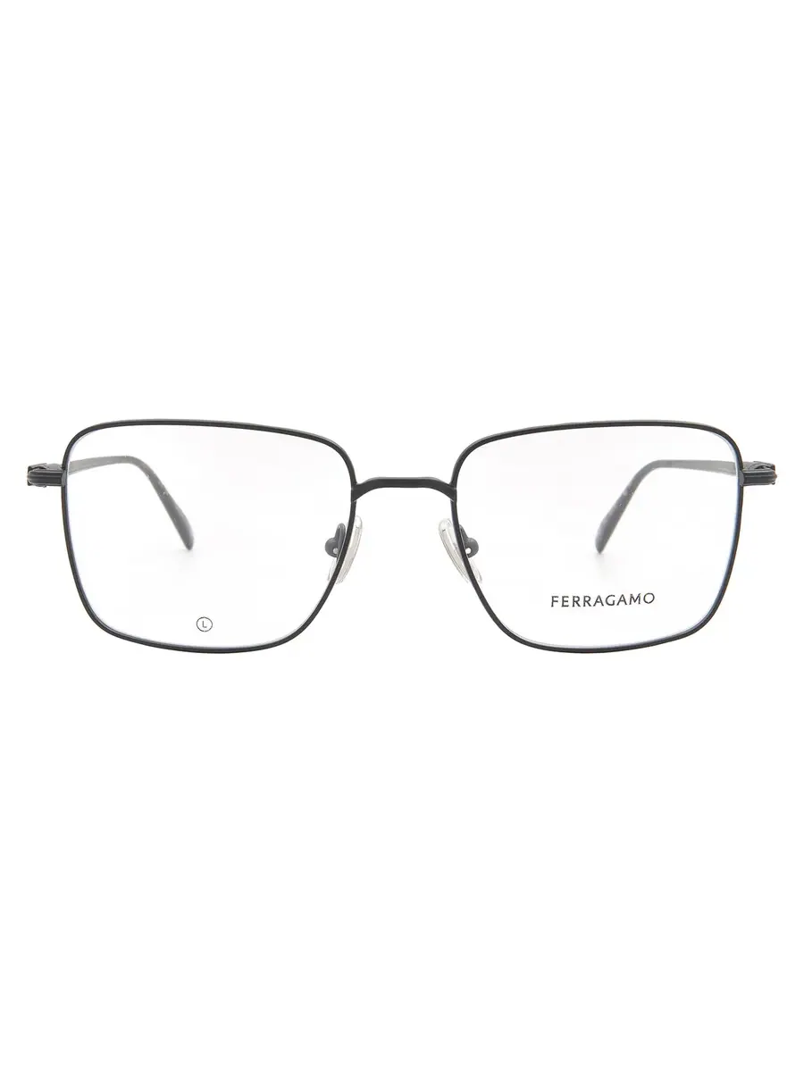 Мужские очки Ferragamo Demo Square SF2231 002 53 — изображение 1 из 4, черный